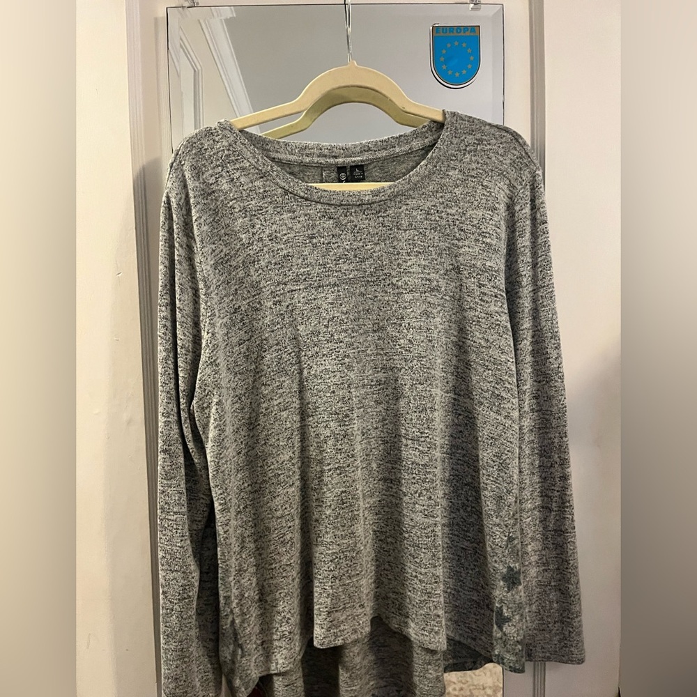 Gray Long Sleeve Shirt